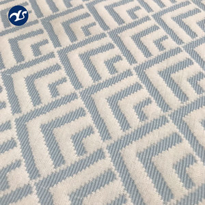 Các Mô Hình Màu Xanh Dệt Kim Vải Bán Buôn Jacquard Dệt Kim NệM VảI - Product Image 5