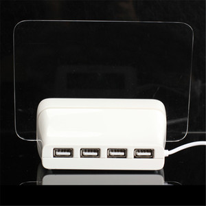 Zogift Lavagna Luminosa con Promemoria a Luce <span class=keywords><strong>Blu</strong></span> LED, Lavagna Digitale per Messaggi con Sveglia e 4 Porte USB - Product Image 5