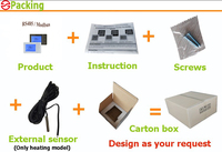 Time Programming Heating Electric Fireplace Thermostat