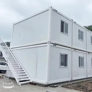 Di Chuyển 20ft Chi Phí Thấp Văn Phòng Tiny Mở Rộng Gói Phẳng Container Cửa Hàng Nhà Casas Modulares Prefabricadas Container Kho