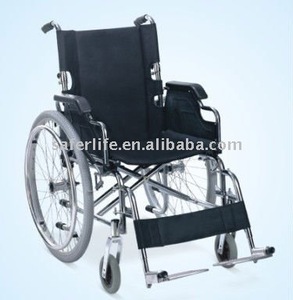 Silla de ruedas de acero plegable, Manual - Product Image 1