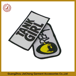 Personnalisé badges nom design maker coudre sur tissé patché insignes pour les vêtements - Product Image 6