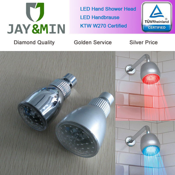 Меняющая цвет Светодиодная водосберегающая душевая головка