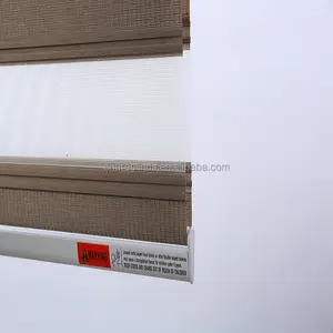 Neueste Custom Design Plissee Shades Büro Wohnkultur Vorhang 100% Polyester Zebra Jalousien Fenster