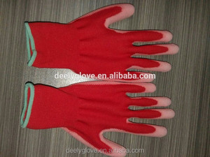 Colorful PU gloves job palm shaped To <span class=keywords><strong>the</strong></span> Gardening - Product Image 2