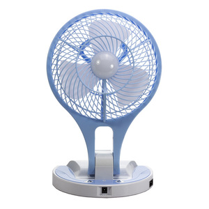 2400mA pil klima soğutucu ile 2 hız kontrolü acil durum LED ışığı fonksiyon şarj edilebilir masa fanı