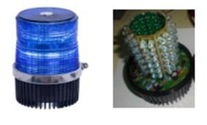Pollice las luces intermitentes de advertencia Led luz azul <span class=keywords><strong>baliza</strong></span> con magnético - Product Image 6