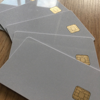 Tarjetas inteligentes en blanco baratas FM4428 Chip Smart Memory Contact Ic Card 4442 Chip 150K JAVA Interfaz dual Tarjeta en blanco con magnético