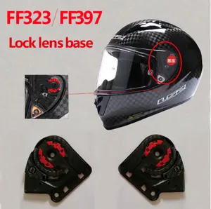 LS2 FF323/397 carbon fiber motorcycle helmet shield lock visor lens base Suitable for LS2 FF323 FF397