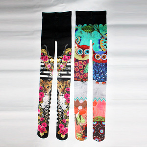 Sans soudure numérique machine d'impression <span class=keywords><strong>photo</strong></span> imprimée nouveau style ladiies chaude <span class=keywords><strong>sexy</strong></span> mode motif collants collants - Product Image 2