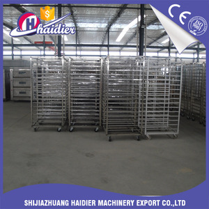 Étagère de four rotative avec roulettes, étagère et support en métal, chariot pour four de boulangerie - Product Image 3