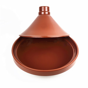 Tagine de flamme brute 2.1 quart, argile métatta - Product Image 3