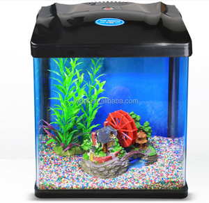 Nieuwe Led Bureau Tafel Aquarium Kleine Glazen Aquarium Aquarium Met Filter - Product Image 4
