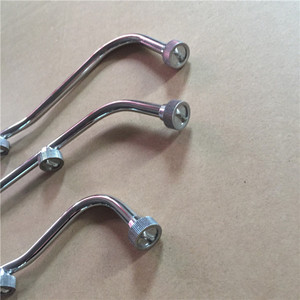 Piezas de repuesto para pulverizador a gasolina, cabeza curvada de metal tipo S para piezas de rociador - Product Image 2