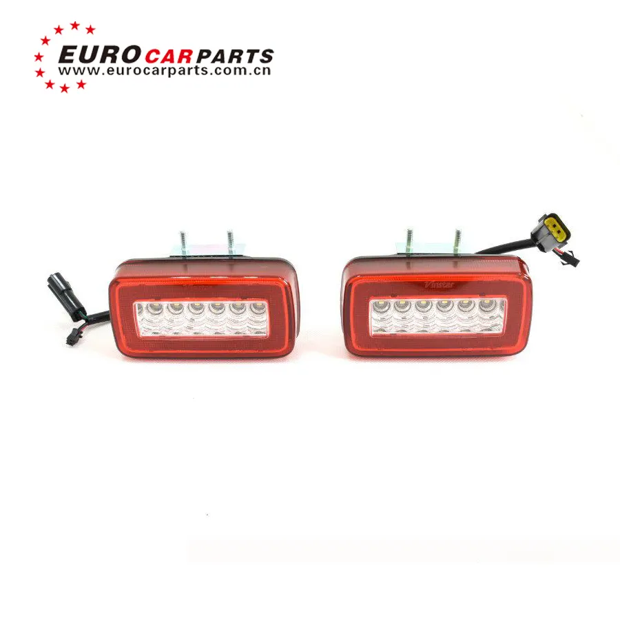 Clase G w463 parachoques trasero LED liights para G wagon G350 G500 G63 G65 parachoques trasero lámpara de niebla led en luces led