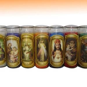 Wholesale <strong>Candle</strong> Jar <strong>Prayer</strong> Religious <strong>Candle</strong> Glass Jar <strong>Candles</strong> - Product Image 2