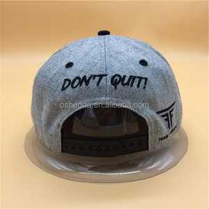Casquettes de démarrage vierges à bord plat 6 panneaux personnalisées en gros - Product Image 6