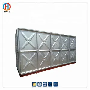 Elevated Galvanized Steel Water Tanks 50000 Liters for Hot Water Storage