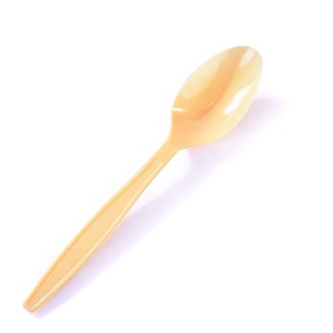 Cuillère en plastique jetable blanche bon marché en PS, matière première OEM - Product Image 3