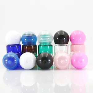 IBELONG Hot sale 5ml Mini Small Empty PET Plastic Cosmetic Pocket Travel Sample Lotion Toner Bottle With Ball Screw Cap Supplier