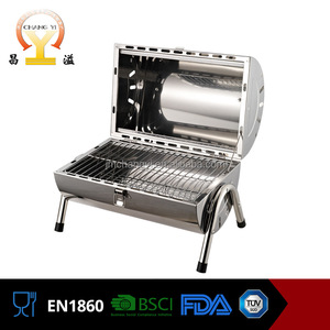 Fácil de Montar de acero diseño de la parrilla de Doble <span class=keywords><strong>Barril</strong></span> Parrilla de BARBACOA de <span class=keywords><strong>camping</strong></span> - Product Image 2