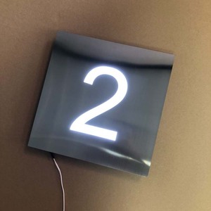 LED Digital Numero di Casa Personalizzato Grande Segno di Numero