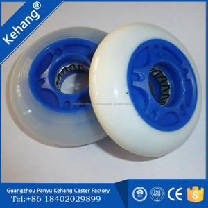 Fabricante alibaba 3 ruedas PU patinaje en línea rueda <span class=keywords><strong>de</strong></span> goma - Product Image 4