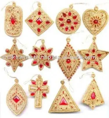 Different Shape Christmas Hanging Decoration Ornaments
