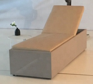 Chaise longue de soleil extérieure de tissu de maille de chasse avec le coussin - Product Image 2