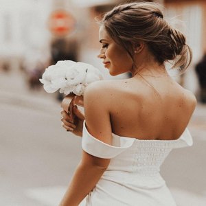 Tute da spiaggia abiti da sposa senza spalle abiti da sposa <span class=keywords><strong>Country</strong></span> bohémien 2025 - Product Image 2