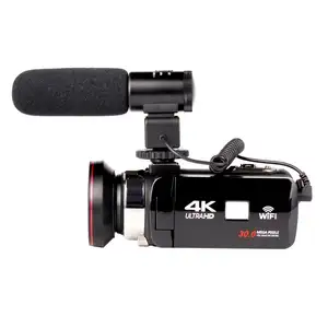 उच्च गुणवत्ता ऑडियो/ध्वनि सुधार 4K camcorder डिजिटल वीडियो कैमरा