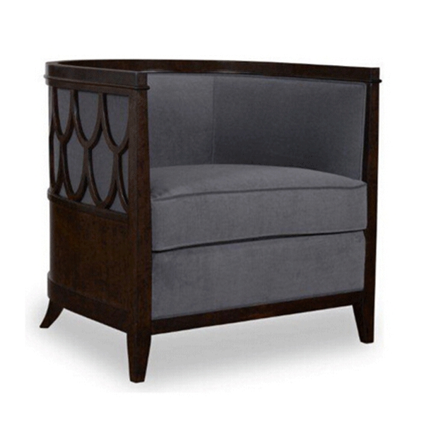 AC-203 Solid Wood Furniture Hotel Lobby Hall Modern Sofa Chair Design