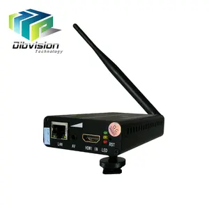 Lityum kablosuz hd/av/vga girişi h.264 h.265 kodlayıcı ip iptv sistemi için