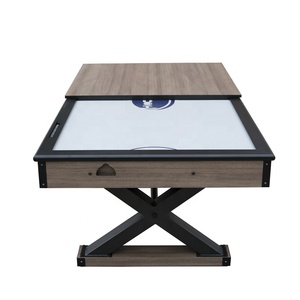 <span class=keywords><strong>Table</strong></span> de <span class=keywords><strong>hockey</strong></span> <span class=keywords><strong>sur</strong></span> air professionnelle moderne multifonctionnelle 2 en 1 en <span class=keywords><strong>bois</strong></span> d'ingénierie, alimentée par l'air, 7 pieds, avec plateau de jeu et de repas - Product Image 3