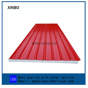 2017 Venta caliente utiliza para <span class=keywords><strong>la</strong></span> casa móvil panel de pared sándwich de aluminio perfilado máquina - Product Image 6