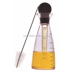 Distributeur d'huile à <span class=keywords><strong>pipette</strong></span> 2023 avec tube de mesure, bouteille en verre pour huile et vinaigre - Product Image 1