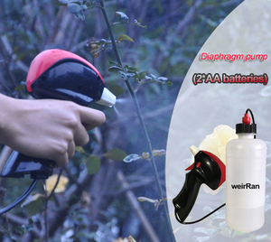 Nước nhỏ cầm tay kích hoạt Phun bơm màng với <span class=keywords><strong>AA</strong></span> pin-Vòi phun có thể điều chỉnh - Product Image 2