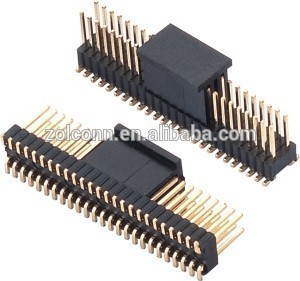 1. 27* 2. 54mm de doble fila de tipo smt con la tapa de cabecera pin conector - Product Image 1