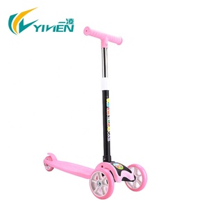Janiilen-trottinette pliable rose à trois roues, <span class=keywords><strong>scooter</strong></span> en plastique pour enfants - Product Image 1