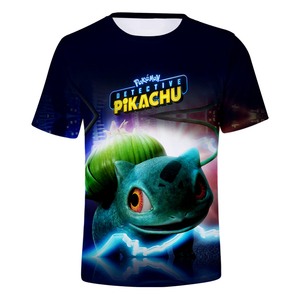 Personnalisé <span class=keywords><strong>3D</strong></span> impression Sublimation Jeu <span class=keywords><strong>Pokemon</strong></span> <span class=keywords><strong>Go</strong></span> T-shirt - Product Image 4