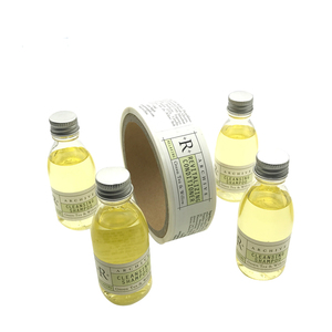 Rouleau personnalisé Auto-Adhésif Impression D'étiquettes de Bouteilles pour le Jus/Vin/miel/savon liquide/Huile À Barbe autocollant - Product Image 2