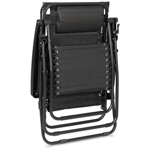 Fauteuil de <span class=keywords><strong>Jardin</strong></span> Pliant d'Extérieur Bains de Soleil <span class=keywords><strong>Transat</strong></span> de Plage <span class=keywords><strong>Pliable</strong></span> à Gravité Zéro avec Pare-Soleil - Product Image 5