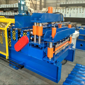 Doppelschicht-IBR-Metalldachdeck-Rollen form maschine - Product Image 6