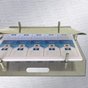 Plaques de stratification en acier inoxydable pour <span class=keywords><strong>carte</strong></span> d'identité en PVC avec finition mate A4 0.8mm personnalisée pour la fabrication de cartes - Product Image 6