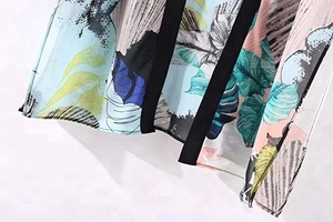 Women's Floral Chiffon <strong>Kimono</strong> Cardigan Blouse Beach <strong>Cover</strong> <strong>up</strong> <strong>Kimono</strong> - Product Image 6