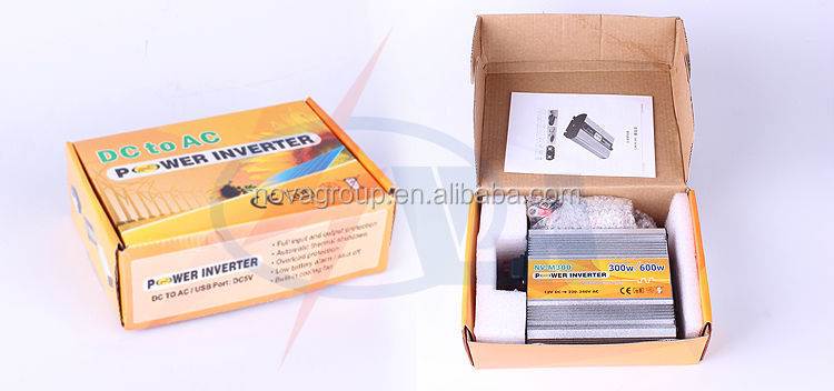 300 w notebook 12 v o 24 v precio bajo de la cc a ac power inverter