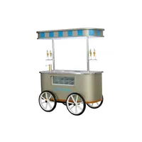 Vendita calda Della Bici Soft Serve Ice Cream Carrello Per La Vendita