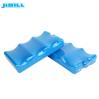 Isolé PE lait maternel rempli d'eau packs de glace forme de vague packs de refroidissement sac de stockage de lait thermique congélateur refroidisseur bouteilles canettes
