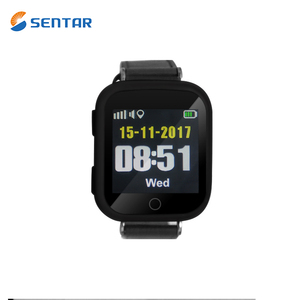 Tactile Écran OLED Tomber Détection <span class=keywords><strong>Alerte</strong></span> SOS Personnes Âgées <span class=keywords><strong>GPS</strong></span> Tracker Montre Smart Watch - Product Image 6
