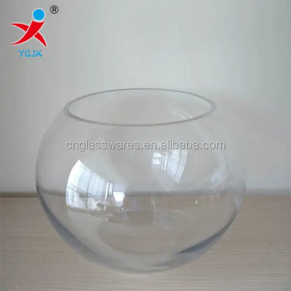 Großhandel 20cm rundes Glas Aquarium